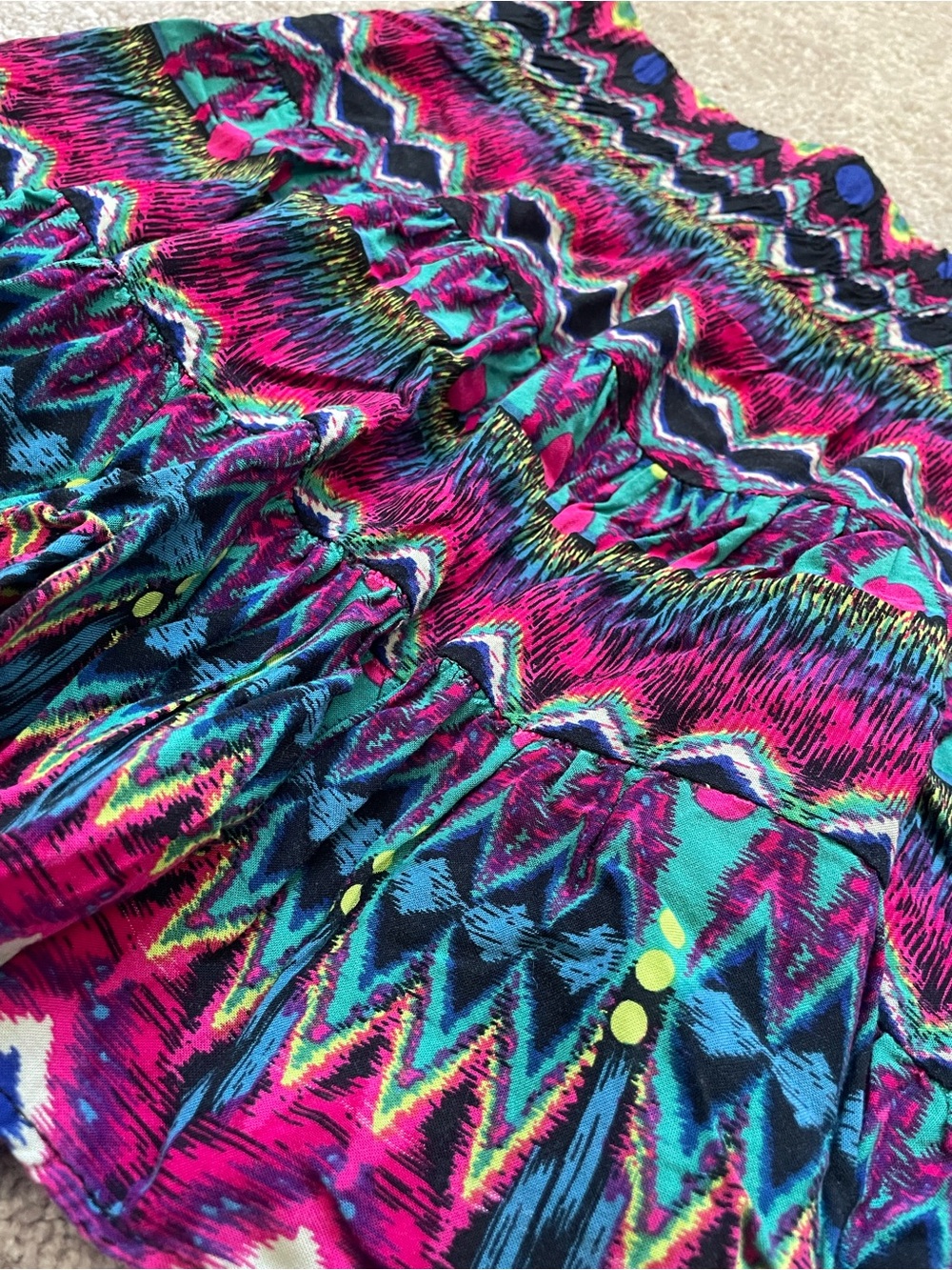 💗 Multi Colored Ruffle Skirt - Picture 11 of 16